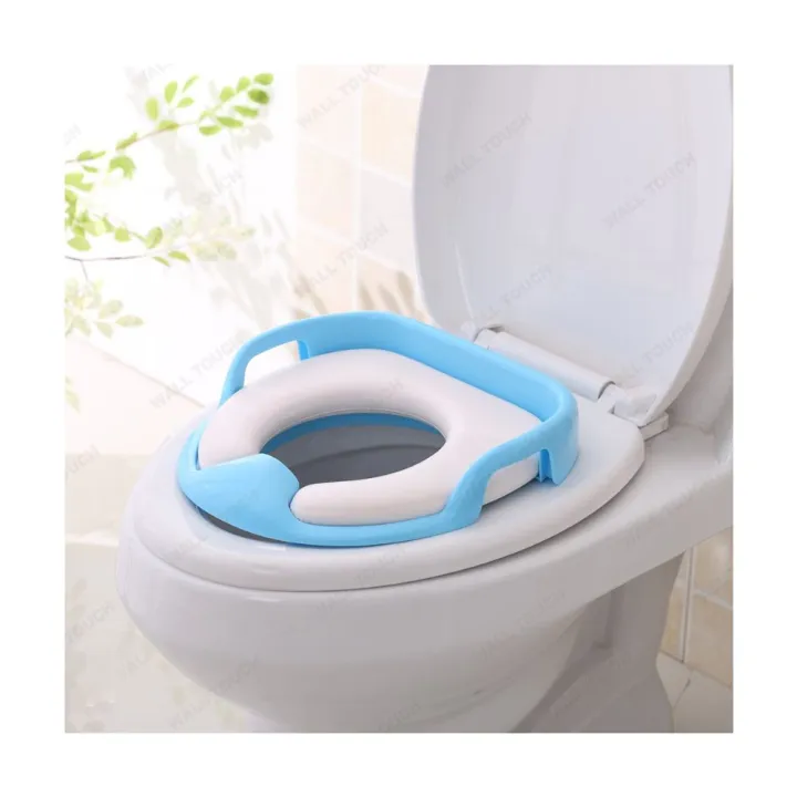 Baby Soft Washable Toilet Seat With Handler For Kids/ Baby Potty Ring Riduttore Soft Reducer - Image 7