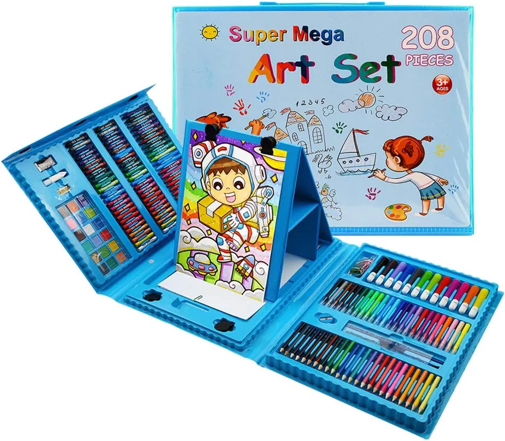 Drawing Art Set Painting Drawing Supplies 208 Pcs For Kids Box Artist Printing Art Set - Image 4