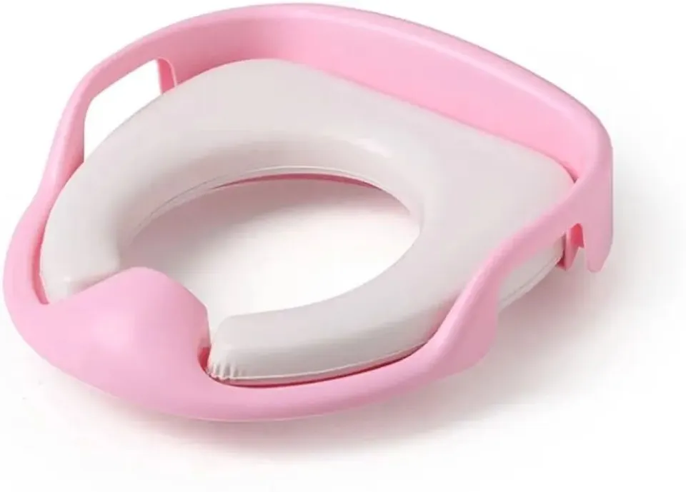 Baby Soft Washable Toilet Seat With Handler For Kids/ Baby Potty Ring Riduttore Soft Reducer - Image 4